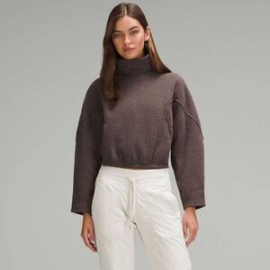 Lululemon Looped Terry Fleece Funnel Neck.